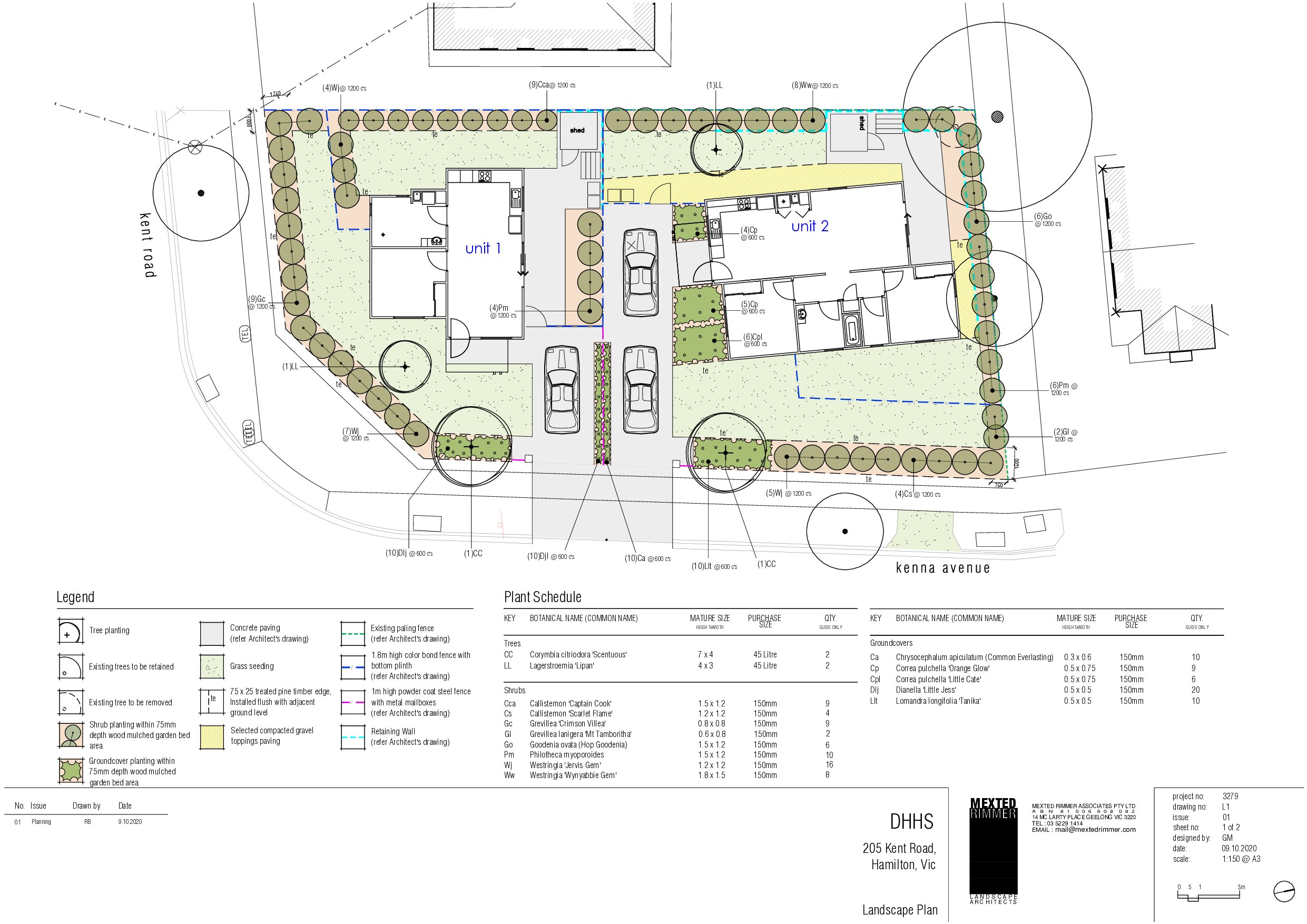 DHHS — Kent Road Landscape Plan